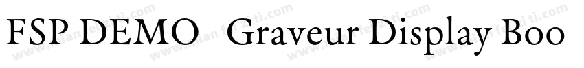 FSP DEMO   Graveur Display Book Reg字体转换